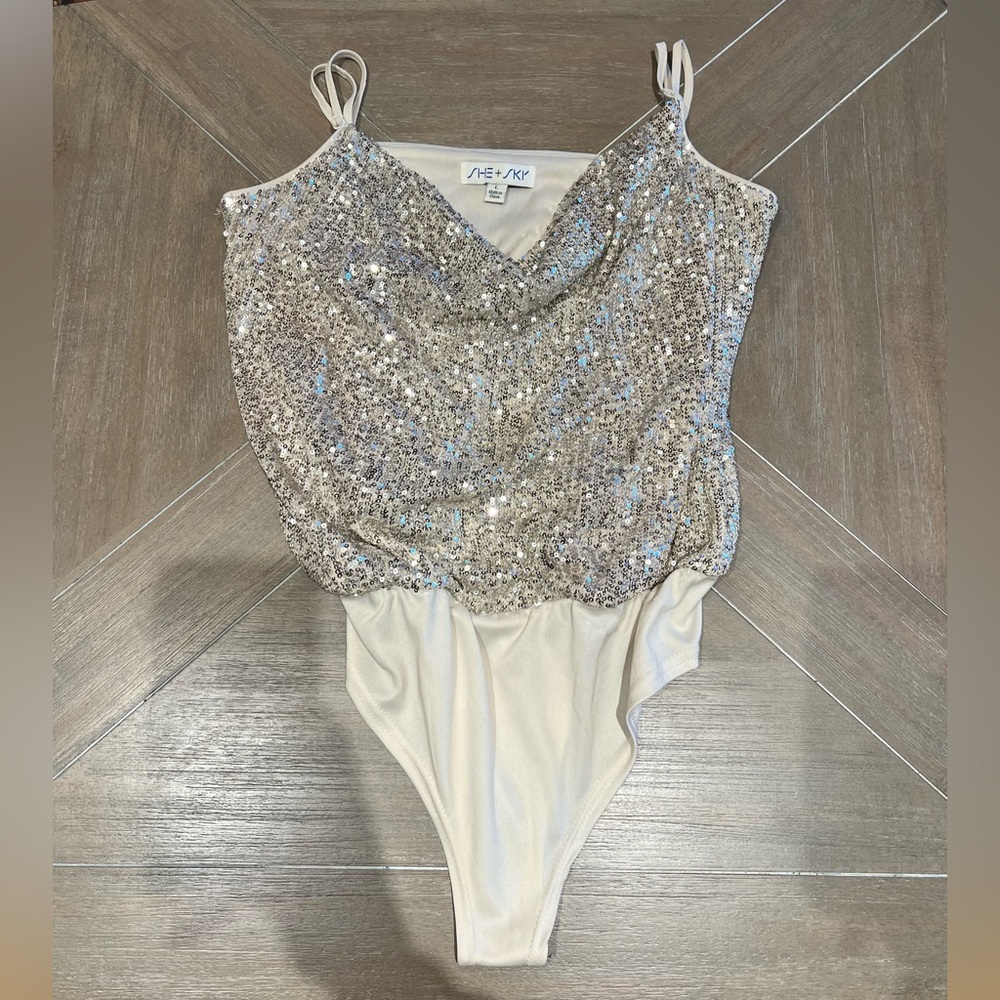 Sequin body suit
